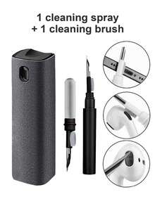 Scratch-Free Screen Cleaning Solution 15ml Cleaner Spray Bottle With Microfiber Cloth Streak-Free For All Phones, Laptop And Tablet Screens,Portable Screen Cleaner Kit,Display Cleaner For Car Display, Smartphone And Tablets, Portable Screen Cleaner Kit