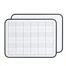 22.5*30cm One Side Of The Field Grid One Side Of The Blank Writing Board Special Double-Sided Drawing Board Home Desktop Erasable Small Whiteboard