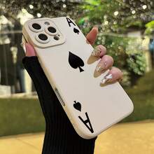 Funda de teléfono de alta gama con patrón Blade Ace y animación impresa en UV, funda de protección creativa personalizada elegante y sencilla, a prueba de golpes y resistente a caídas, resistente a las manchas y duradera, adecuada para  17/17 Pro/17 Pro Max/17 Air/ 16/16 Pro/16 Pro Max/16 Plus/ 15/15 Pro Max/15 Pro/15 Plus/ 14/14 Pro/14 Plus/14 Pro Max/ 13/13 Pro/13 Pro Max/12/12 Pro/12 Pro Max/11/11 Pro/11 Pro Max/XR/X/XS/XS Max. Es el regalo de cumpleaños perfecto para novias, novios, esposos, esposas, amigos o para uno mismo, innovador y a la moda, adecuado tanto para hombres como para mujeres.Mini protección de 360 grados - el mejor regalo de cumpleaños para niños - Blanco 1950 - Ver 5