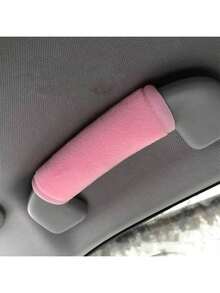1 Luva Rosa/Preta Fofa Para Maçaneta De Porta Da General Motors, Capa Para Maçaneta De Apoio De Braço Interno, Capa Para Freio De Mão, Protetor De Maçaneta De Carro - Puxe as luvas - Ver 5