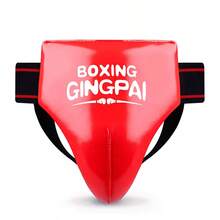 GINGPAI Pantalon de protection de l'aine pour boxe de jeunes, équipement de protection pour arts martiaux pour la boxe, le kickboxing, le taekwondo, le football, le muay thaï - Multicolore - Voir 22