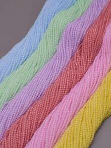 2毫米 1串 180颗 玻璃珠 小刻面玻璃吊坠隔珠 用于珠宝制作 DIY配件 - 2mm 瓷料小珠子 - 查看 5