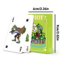 54 张植物大战僵尸主题扑克牌 - 有趣且富有创意的扑克牌套装，适合游戏派对、万圣节、圣诞节、感恩节聚会的休闲娱乐扑克牌 - 彩色 - 查看 6