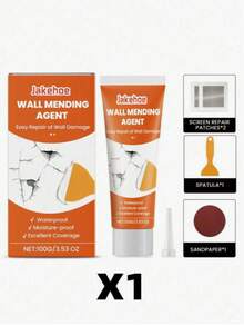 1/2pcs Wall Repair Paste, Nail Hole Filler, White, Home Use, Mold Proof, Odorless Wall Repair Paste - one-size - View 11