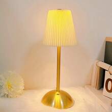 1 Stück 3-farbige, berührungsempfindliche, kabellose Lampe - skandinavischer Minimalist Stil, Helligkeit durch Langdruck einstellbar, geeignet für Schlafzimmer, Wohnzimmer, Esszimmer und Partys