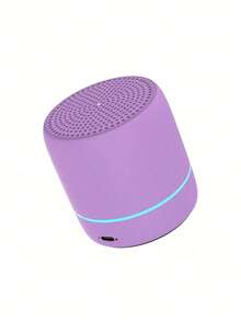 Wireless Portable Mini Breathing Light Bluetooth Speaker With Lanyard, Built-In Rechargeable Battery - Multicolor - View 14