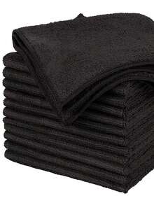 Paño de limpieza de microfibra de alto rendimiento súper absorbente de aproximadamente 30x30 cm (12x12 pulgadas), adecuado para suciedad y líquidos de cocina, paño de microfibra con brillo sin rayas