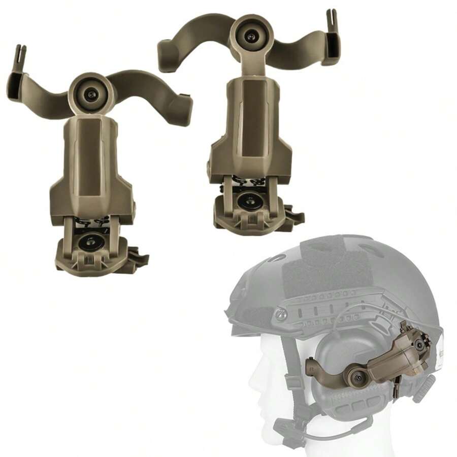 Fast Helmet ARC Wendy Rail Adapter Suspension Headphones Bracket Multi-Angle Rotation Tactical Pickup Headset Bracket - Multicolor - View 1