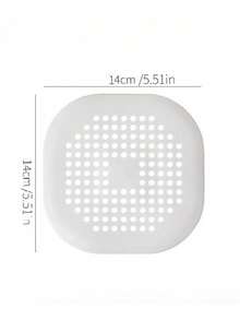 1pc Silicone Hair Catcher And Drain Stopper For Bathtub/Shower - Prevents Clogging And Odor - Multicolor - View 8