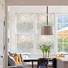 PET matte Fensterfolie zur Wärmerückgewinnung, Regenbogen-Fensteraufkleber, abnehmbare 3D-Buntglas-Fensterfolie für Büro, Badezimmer, Küche - Silber - Übersicht 25