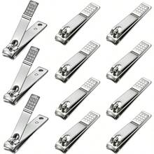 20 Pcs Stainless Steel Nail Clippers And Toenail Clippers For Men And Women Nail Clipper Set Fingernail Clipper Pack Nail Cutter For Toenail Finger Nails For Home Travel Bulk Use Silver