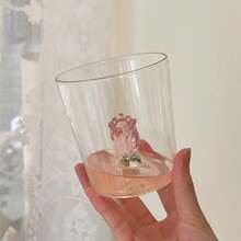 1-2pcs 300ml 3D Animal & Plant Decor Glass Cup, Christmas Decorative Coffee Mug. Suitable For Coffee, Tea, Wine, Hot Or Cold Drinks. Unique Christmas, Birthday Or Valentine's Day Gift. - Multicolor - View 12