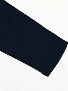 男士3D数字印花长袖T恤 - 圆领休闲上衣，采用时尚字体设计，轻盈透气弹力面料，适合春秋季穿着，轻薄透气，日常穿着舒适 | 现代休闲服饰 | 适合作为送给父亲或男友的节日礼物 - 彩色 - 查看 5