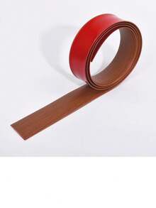 1 Roll Self-Adhesive Wood Grain Floor Edging Trim - Reusable, 99cm PVC Threshold Transition, Matte Finish, Realistic Wood Grain Texture, Easy Installation, Suitable For Living Room And Door Jamb Decor, Wood Grain Pattern - Multicolor - View 22