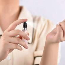 Cute Cartoon Animal Print Refillable Perfume Atomizer – Pink Marble Travel Spray Bottle - Multicolor - View 3