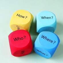 Spelling Dice, Roll Dice, Learning Dice, Question Dice, Suitable For Reading, Home, Party Games - Birthday Gift, Christmas Gift, Halloween Gift, Perfect Gift, Gift