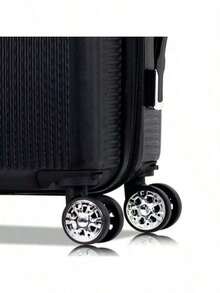 High Quality Carry-On Suitcase, 4 Double Wheels, 360 Degree Rotation, 9kg - Black - View 3