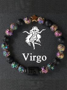 Friendship Bracelets Men Women Cool Gifts For Constellation Lover Aries Taurus Gemini Cancer Leo Virgo Libra Scorpio Sagittarius Capricorn Aquarius Pisces Present Sister Brother Boyfriend Girlfriend Vintage Streetwear Bangles