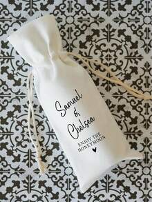 1 Peça Saco de Vinho de Linho com Cordão. Adequado para Armazenar Vinho, como Presente ou Lembrança. Disponível em Várias Cores, Perfeito para Casamentos, Presentes para Madrinhas/Padrinhos, Festas, Dia dos Namorados, Aniversários, Reuniões de Feriados, Festas de Inauguração de Casa e Muito Mais. - Multicolorido - Visão 6