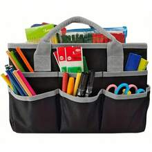 Large Capacity Multi-Functional Cleaning Tool Organizer Bag Durable Crossbody Tool With Multiple Compartments, Mixed Colors For Home & Outdoor Use, Cleaning Accessory, Sturdy Construction,Christmas Gift