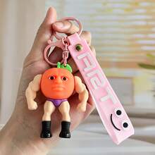 1pc Y2K Italian Brainrot Weird Creature Keychain, Abstract Animal Pendant, Novelty For Students, Bag Accessory Halloween Accessories Teachers Day Christmas Gift Ideas Bag Accessories Lanyards With Id Holder Car Accessories Bag Charms