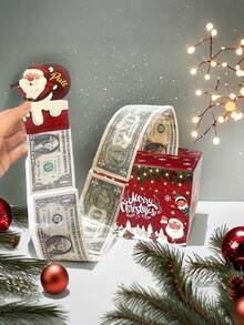 圣诞现金礼盒 - 为朋友、女朋友、妻子、姐妹准备的趣味惊喜现金盒 | 完美的节日派对配件，适合圣诞节 - 彩色 - 查看 13