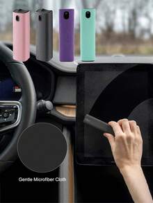 Scratch-Free Screen Cleaning Solution 15ml Cleaner Spray Bottle With Microfiber Cloth Streak-Free For All Phones, Laptop And Tablet Screens,Portable Screen Cleaner Kit,Display Cleaner For Car Display, Smartphone And Tablets, Portable Screen Cleaner Kit