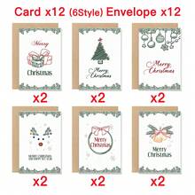 24pcs Holiday Christmas Greeting Cards With Envelopes, 4"X6" Folded - Various Christmas, Reindeer And Snowman Designs - Thanksgiving Holiday Cards, Suitable For Christmas And New Year 2025 - Paper Material