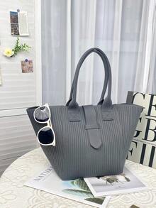 Tunpurle Damen Umhängetasche mit großer Kapazität, Pendler-Shopper, Damen Tragetasche in Teigtaschenform