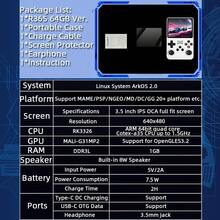 Máy chơi game cầm tay Byson R36S kiểu cổ điển, màn hình IPS 3.5 inch, pin 3500mAh, cài sẵn hơn 20.000 trò chơi kinh điển, hệ điều hành Linux mã nguồn mở, máy chơi game cầm tay di động và máy phát video bỏ túi. - Nhiều màu - Xem 10