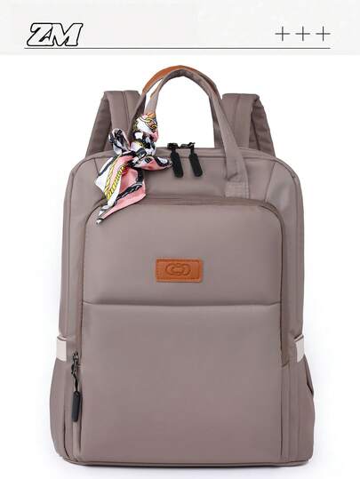 Mochila impermeable de tela Oxford para mujeres, bolso para laptop, adecuado para trabajo y viaje, bolso de gran capacidad para ir y venir, ligero y fácil de llevar, adecuado para chicas, damas, estudiantes, universitarias, trabajadoras de oficina y de cuello blanco, aplicable para trabajo, negocios, viaje, escuela, oficina, exterior, turismo, biblioteca, transporte y diversas ocasiones