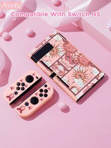 Ayotu 1pc Tarot Theme Compatible With Switch2/Switch NS/Switch OLED/Switch Lite Game Console Protective Case, New Generation, Star & Moon Pattern, TPU Soft Shell, Universal Game Controller Protective Cover, Switch Controller Protective Cover, Switch Gaming Accessories, Anti-Drop, Anti-Slip, Anti-Scratch, Fashionable - Multicolor - View 15