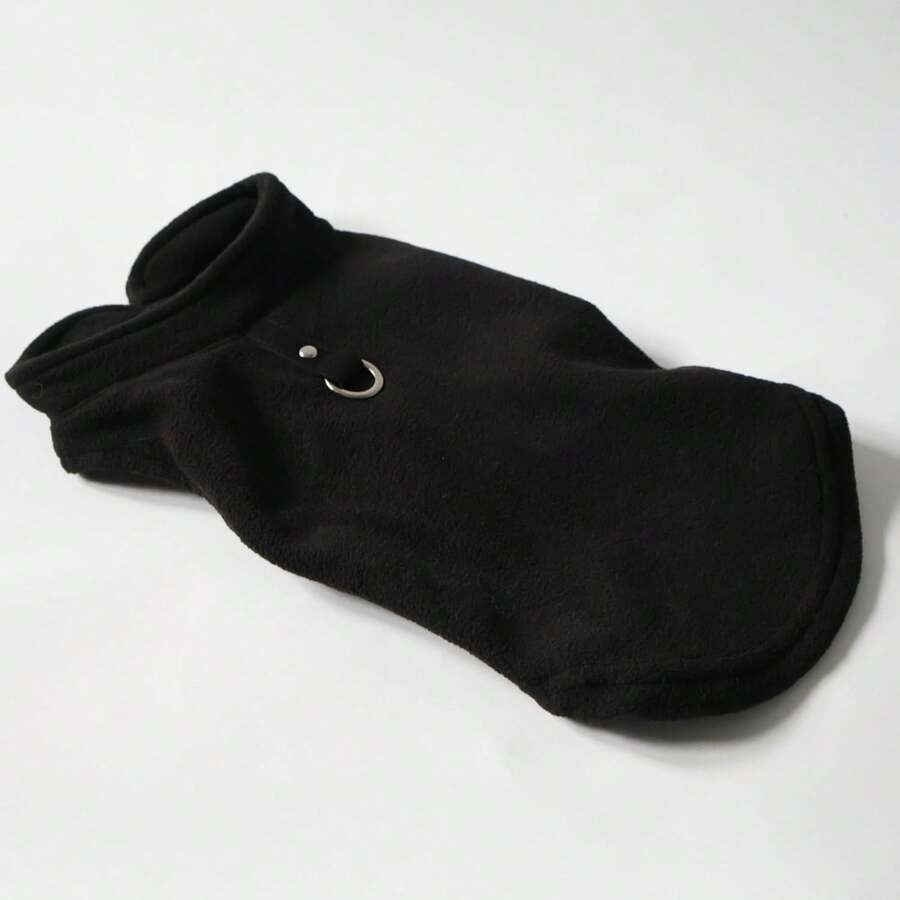 JACKO & CO Fleece vest met riemring - zacht, lichtgewicht, ademend voor puppy's kleine tot middelgrote honden, kittens, katten, chihuahua - warm voor herfst /herfst/winter (neongroen, XL (17-25 lbs