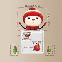 Adesivos de Interruptor com Tema de Natal - Boneco de Neve, Árvore de Natal, Papai Noel, Adesivos Decorativos de Parede de Chapéu de Papai Noel, Adesivos de Parede de Ano Novo e Natal - Adequado para Decoração de Parede, Tomada Doméstica, Decoração de Casa, Decoração de Quarto, Decorações de Natal, Decoração de Natal, Decoração de Parede
