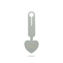 1pc Creative Heart-Shaped Boarding Pass Luggage Tag, Writable Leather Luggage Tag, Advertising Gift, Boarding Information Tag, Personalized Customization, Name Design, Letter Upper And Lower Case Tags, Flip Tag, Anti-Loss Luggage Tag, Christmas Gift, Saudi National Day Gift, Customized Exclusive Gift For Loved Ones, Family And Friends,New Year Glamour - Multicolor - View 6