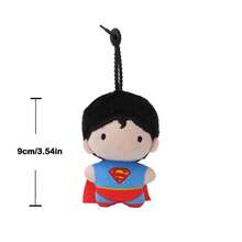 Justice League 9cm Soft Plush Keychain Justice League Batman Superman Harley Quinn Joker Cute Cartoon Movie Dolls Creative Christmas Gifts