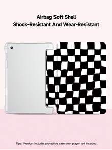 Karomuster iPad (A16) 11 Zoll 11. Generation 2025 Schutzhülle, kompatibel mit iPad 10,2 Zoll 2021/2020 iPad 10./9./8. Generation, kompatibel mit Samsung Galaxy Tab A8 10,5 Zoll 2022, Tablet-Schutzhülle mit Stifthalter, unterstützt Auto Sleep/Wake Cover