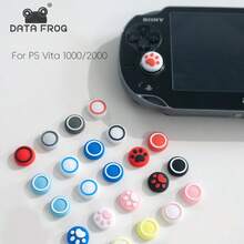 DATA FROG 猫爪操纵杆拇指握把和按钮帽套装适用于 PSVita 1000 2000 控制台控制器保护 - 款式 - 查看 2