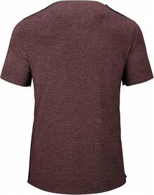 Men's Tear Away Recovery Shirt For Post Surgery Comfort - Burgundy - View 8
