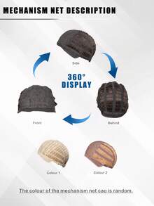 Peluca de 22 pulgadas para mujeres, larga y rizada de color azul, peluca sintética resistente al calor, peluca elegante y de moda, fibra sintética para reemplazo de cabello para mujeres y niñas para uso diario, fiestas, cosplay, fotos, Halloween, sexy y elegante