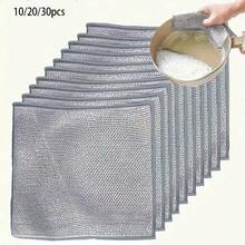 10/20/30 buc lavete de plasă anti-zgârieturi reutilizabile și lavabile - ideale pentru curățarea bucătăriei, băii și sufrageriei - îndepărtează grăsimea și murdăria