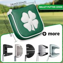 1pc Interesting Pattern Golf Putter Head Cover And Magnetic Buckle Design Square Golf Putter Head Cover - A Fashionable And Durable Golf Accessory - Is The Ideal Choice For Young Enthusiasts And Parent-Child Golfers - Multicolor - View 12