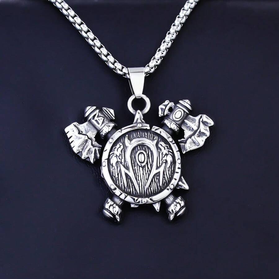 قلادة صليب من الفولاذ المقاوم للصدأ بسلسلة حديدية هيب هوب لا تبهت، قلادة للرجال والنساء، إكسسوارات شخصية، هدايا للأعياد مثل عيد الميلاد وعيد الهالوين، هدايا للأحباء والصديقات والآباء والأصدقاء الذكور