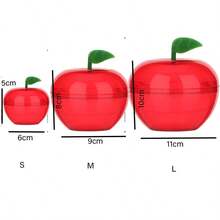 1pc/10pcs Apple Container Packaging Box, Valentine's Day Apple Container, Teacher's Gift Bulk, Back To School Packaging Box, Birthday Party Apple Decor, Suitable For Holidays, Christmas, Wedding, Birthday Party, Gift Packaging Box, Graduation Party, Mother's Day, New Year, Thanksgiving, Teacher's Day, Christmas Decoration, Christmas Eve, Christmas - Red - View 10