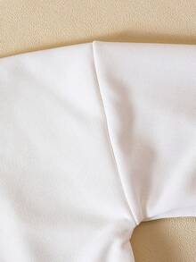 1 Stück Jungen Halloween Lässig Loose Geist und BOO Englisch Muster bedruckter Rundhals Langarm Hoodie, ein modisches Outfit geeignet für Herbst und Winter, perfekt für Halloween Partys