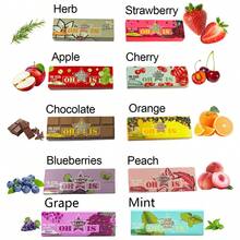 2 pachete de hârtii de rulat parfumate cu ardere lentă (50 de hârtii + 50 de hârtii de filtru per pachet), accesorii pentru fumat, hârtii de rulat cu aromă de fructe, cadou pentru prietenii fumători