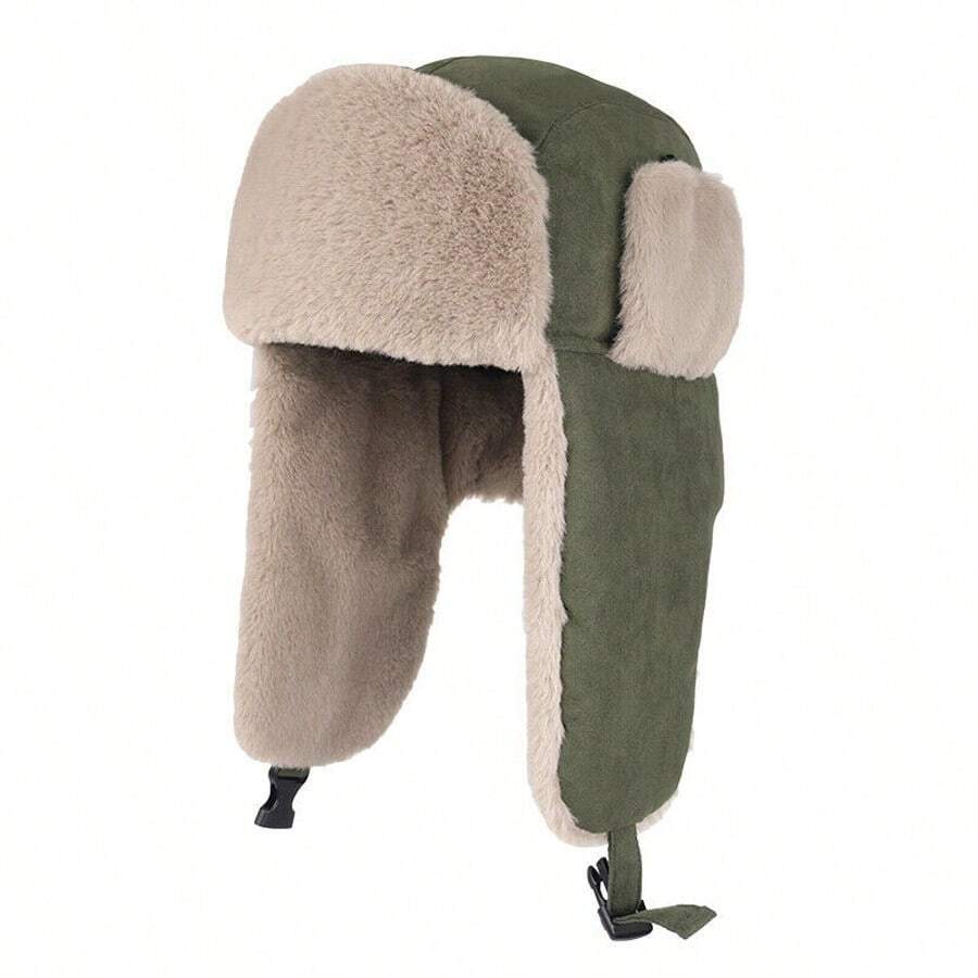 Men Women Winter Warmer Hat Russian Ushanka Aviator Hats Snow Skiing Hat Cold Weather Outdoor Hunting Hiking Warm Hats With Ear Flaps