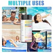 16 In 1 High-Quality Water Quality Testing Kit Suitable For Household Drinking Water,Swimming Pools,Spas And Well Water.Tap And Drinking Water Test Kit, Water Test Strips With Hardness, PH, Lead, Iron, Copper, Chlorine, And More,The Easy-To-Use Plastic Strips Can Monitor Substances Such As Ph Value,GH,KH,And Chlorine - 50件 - 查看 4