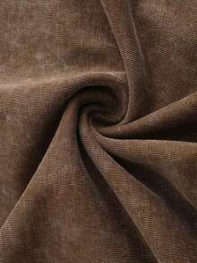 230G Retro Washed Cotton-Shirt, Busch Light Beer Camping Graphic Double-Sided Print, Loose Fit Round Neck, Unisex Summer Streetwear, Outdoor Holiday Fashion New Arrival - 棕色 - 查看 3