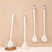 1 pièce Brosse à tasse à manche long en silicone, brosse douce pour le lavage des tasses, outil de nettoyage ménager conçu pour le nettoyage de différentes tasses. La tête de brosse en silicone est douce et n'endommagera pas les parois de la tasse. Élimine efficacement le calcaire, les taches de thé, les résidus de lait et autres saletés tenaces. Le manche long facilite le nettoyage, convient particulièrement pour le nettoyage des biberons, gourdes de sport, etc.